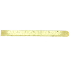 Cody Gregory 8 inch Brass Ruler 