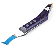 Steven Beane Purple Curved Blade Right Knife