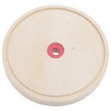 6 Inch Grooved Felt Wheel 1 Inch Thick