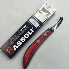 Bassoli Zac Curved Blade Knife Left Handed