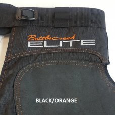 Battlecreek Elite Apron Black with Orange