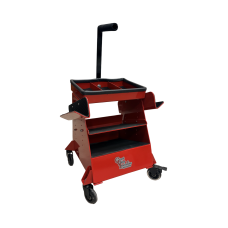 GVI Canadian Red 3 Shelf Tool Box with Standard Handle